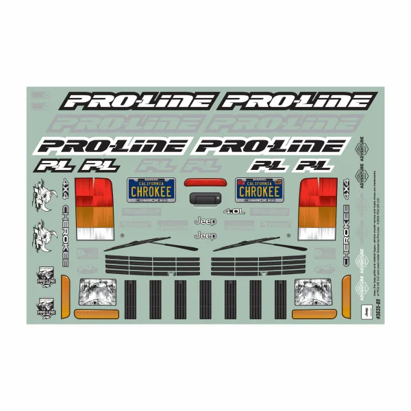 ProLIne 2001 Jeep Cherokee Clear Bodyshell - 12.3 (313mm) Wheelbase