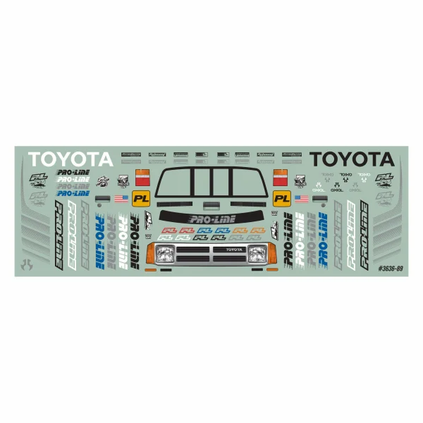ProLine 1985 Toyota HiLux SR5 Clear Body: SCX24