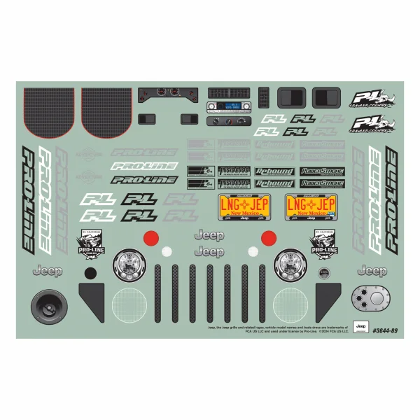 ProLine 2004 Jeep LJ Clear Body/Trail Cage for 313mm WB Crawlers