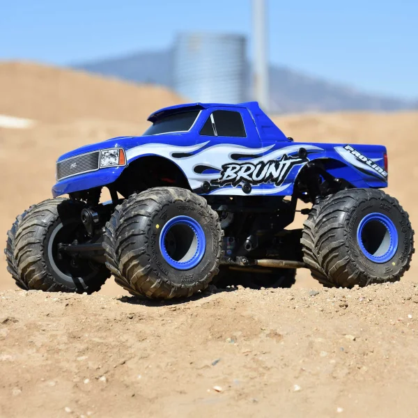 1:18 Pre-Cut/Pre-Painted Brunt Blue Body for Losi Mini LMT &mdash; image 3 of 3