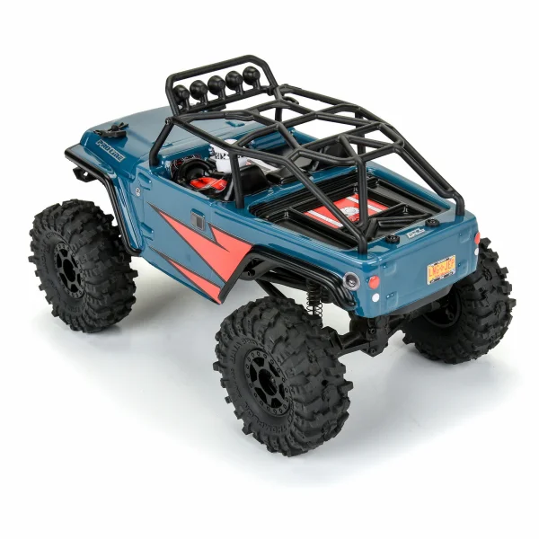 1/24 2004 Jeep LJ Clear Body/Trail Cage: SCX24
