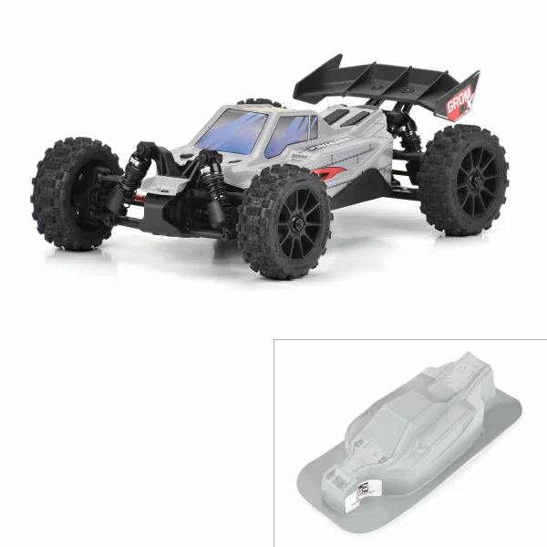 ProLine Axis Tough-Color Gray Bodyshell for 1:14 Typhon GROM — image 2 of 8