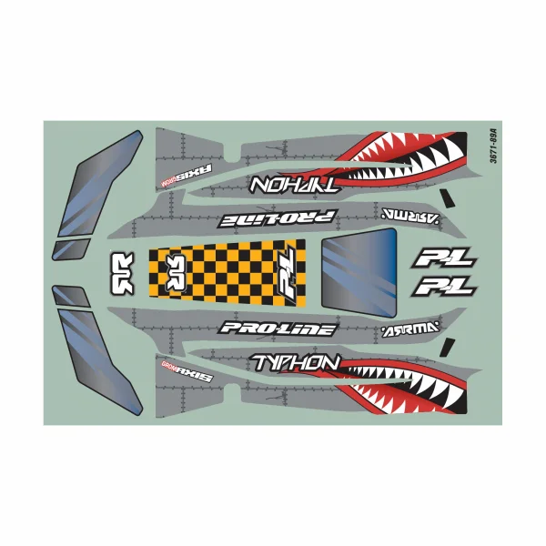 ProLine Axis Tough-Color Gray Bodyshell for 1:14 Typhon GROM — image 3 of 8