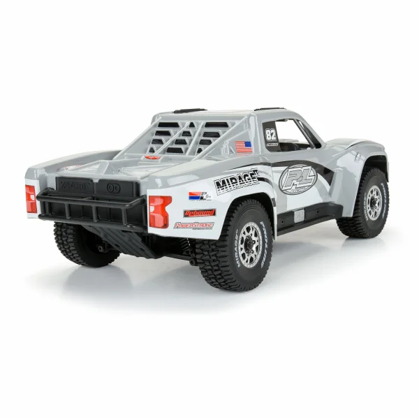 ProLine Pre-Cut 2019 Chevy Trophy Truck Tough Color Gray Bodyshell - 1:16 Arrma Mojave GROM