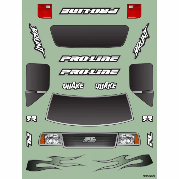 ProLine Pre Cut Brunt Clear Bodyshell for Arrma Quake 223S — image 3 of 13