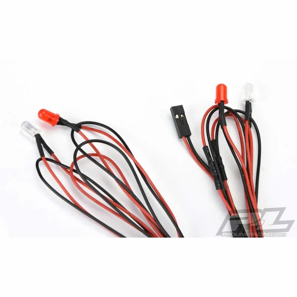 ProLine Universal LED Head Light + Tail Light Kit For Crawlers