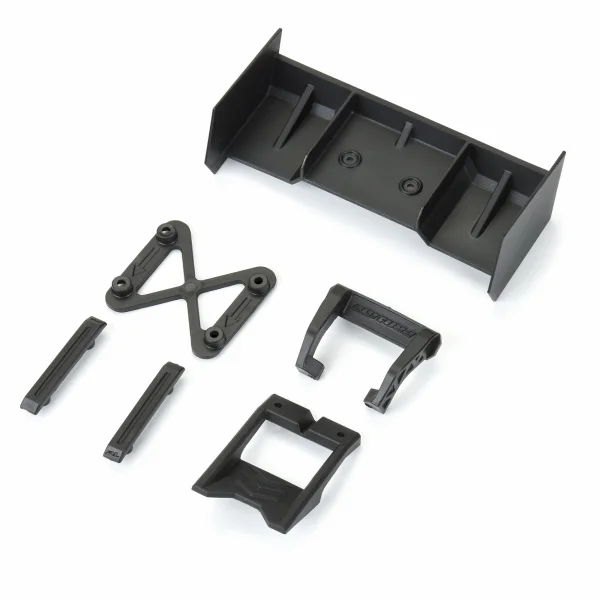1:18 Sector Wing Set and Roof Skids Black: Granite GROM