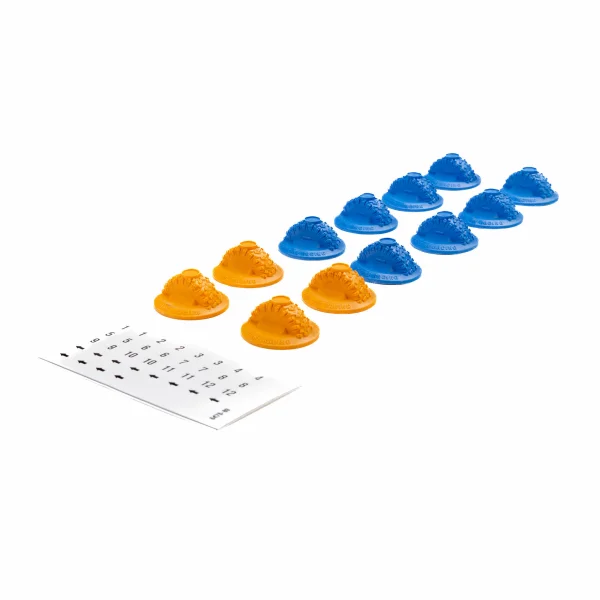 Gate Marker Set - Blue - Orange (12): Axial SCX30