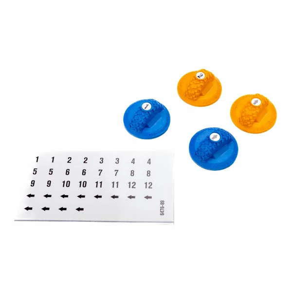 Gate Marker Set - Blue - Orange (12): Axial SCX30
