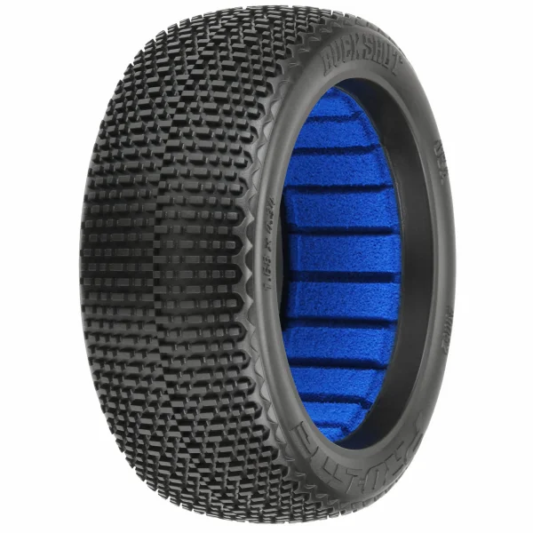 ProLine Buck Shot M3 Soft 1:8 Buggy Tyres With Closed Cell Inserts (2)