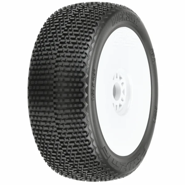 ProLine Buckshot S3 Premounted on Velocity V2 White Wheels (2)
