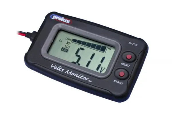 Prolux LCD Volts Monitor Lipo/Nimh Tests 3.7V-20V &mdash; image 3 of 3