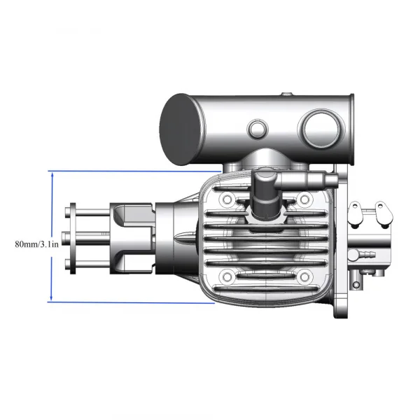 Stinger Engines 63cc Petrol 2-Stroke Single Cylinder Side Exhaust Engine
