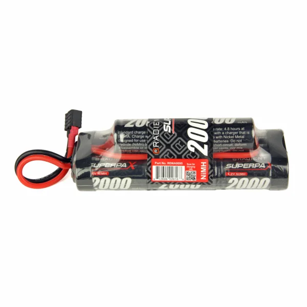 9.6v 8 Cell 2000mAh NiMh Hump Stick Pack - Deans ** CLEARANCE **