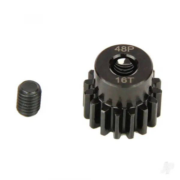 Pinion Gear, 48P, Steel 16T &mdash; image 2 of 2