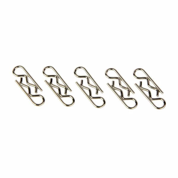 Body Clips, Sandard Straight, Silver (10)