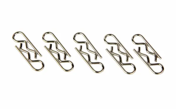 Body Clips, Sandard Straight, Silver (10) — image 2 of 2