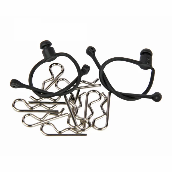 Body Clip Retainer, Black (2)