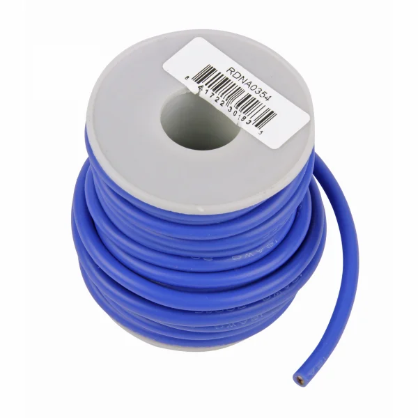 Silicone Wire, 12ga, 1062 Strand, 2ft Blue