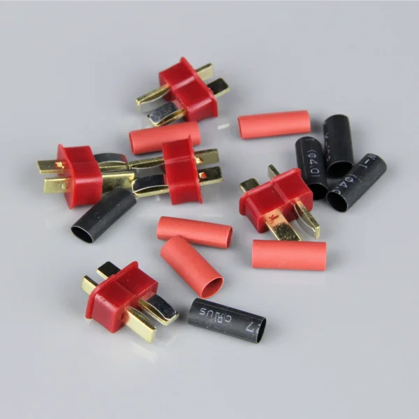 Radient Deans Male including Heat Shrink (ESC End) (5pcs)