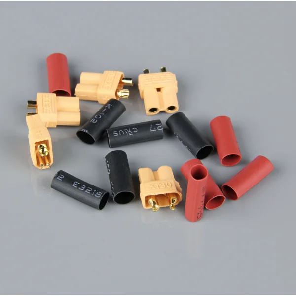 Radient XT30 Female (Battery End) including Heat Shrink (5pcs)