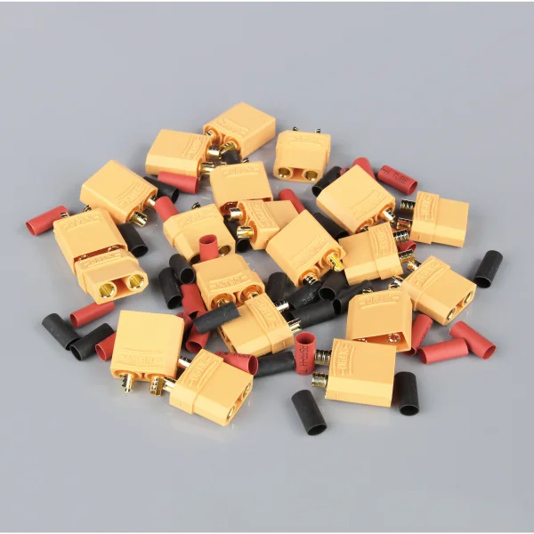 Radient XT90 Pairs including Heat Shrink (10)