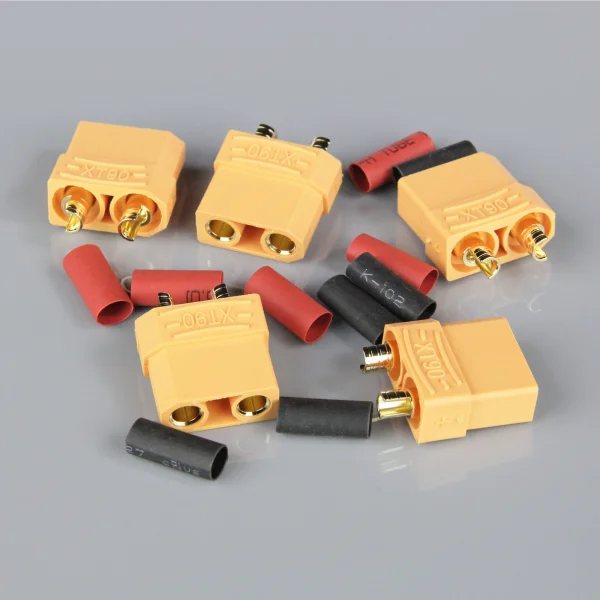 Radient XT90 Female including Heat Shrink (Battery End) (5pcs)