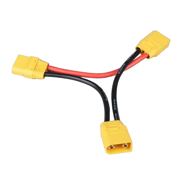 Radient XT90 Series Y Connector - 12AWG - 100mm — image 1 of 2