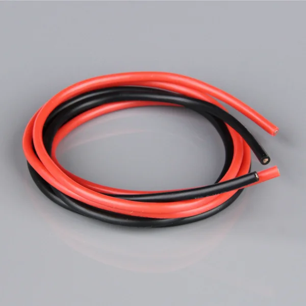 Radient Silicone Wire, 16AWG, 252 Strand, 2ft / 0.6m Red-Black