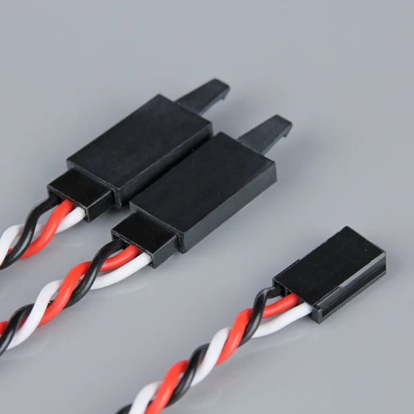 Radient Futaba HD Twisted Y Lead with Clip 150mm