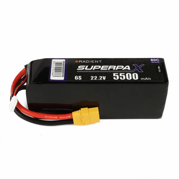 Radient LiPo 6S 5500mAh 22.2V 80C XT90