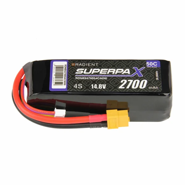 Radient Lipo 4S 2700Mah 14.8V 50C (XT60)