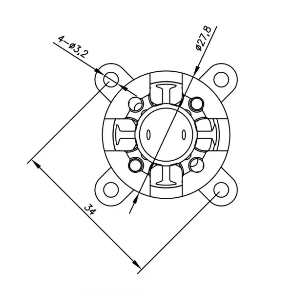 Radient Brushless Motor 2826 1900kV (2-3S)