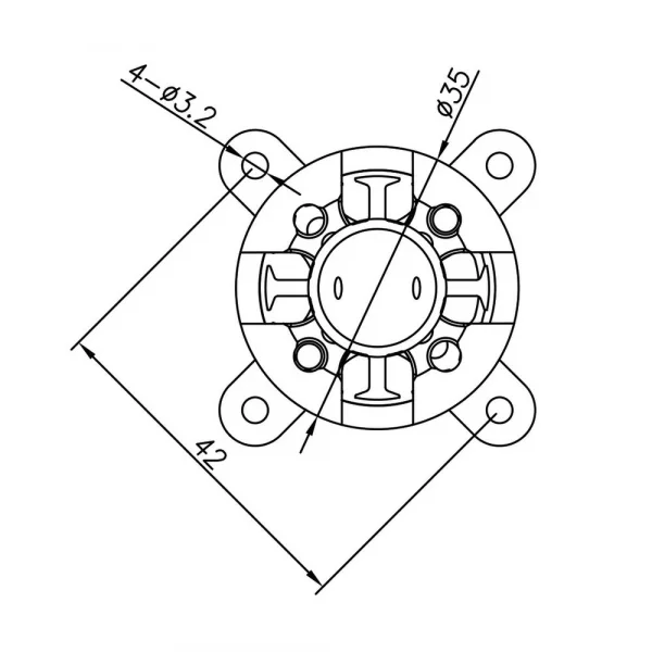 Radient Brushless Motor 3548 900KV (2-4S)