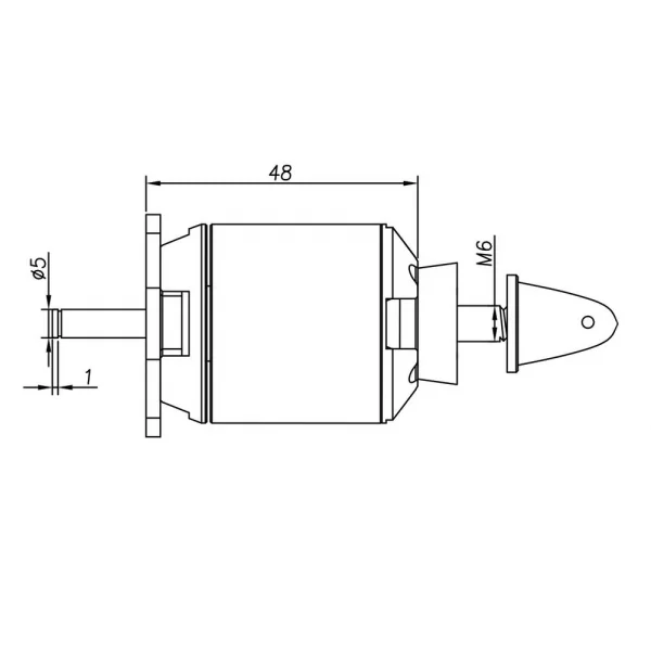 Radient Brushless Motor 3548 900KV (2-4S)