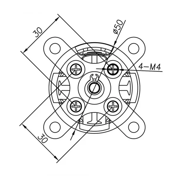 Radient Brushless Motor 5065 335KV (4-7S)