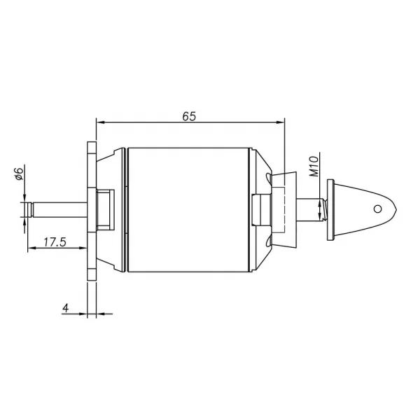 Radient Brushless Motor 5065 335KV (4-7S)
