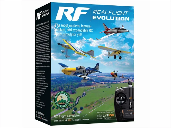 RealFlight Evolution RC Flight Simulator with InterLink DX C