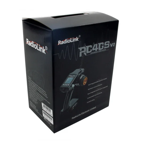 RadioLink RC4GS V3 5 Channel Steerwheel Transmitter With 1 x R6FG-V3 Gyro Receiver and 1 x R6F-V2 Standard Receiver