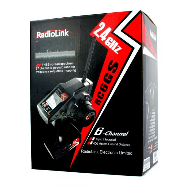 Radiolink RC6GS v3 7-channel surface transmitter with receiver (with Gyro and Telemetry)