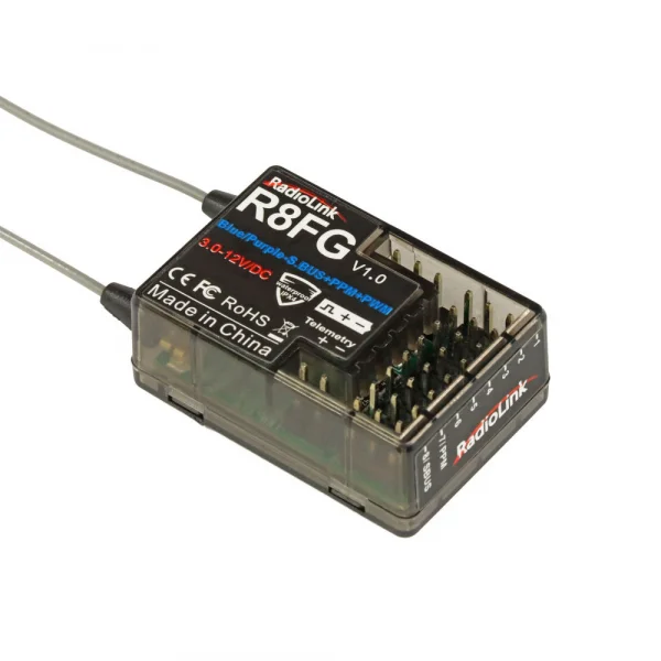 RadioLink RC8X Transmitter With 1x R8FG and 1x R4FGM Receivers