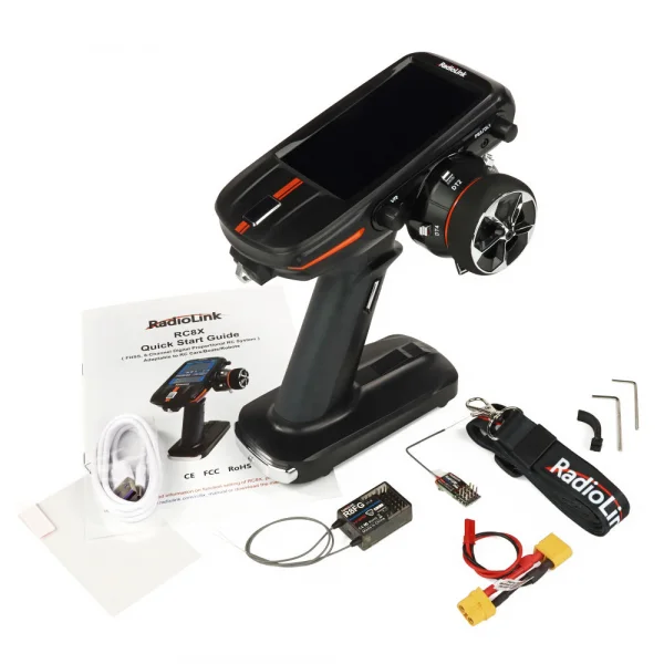 RadioLink RC8X Transmitter With 1x R8FG and 1x R4FGM Receivers