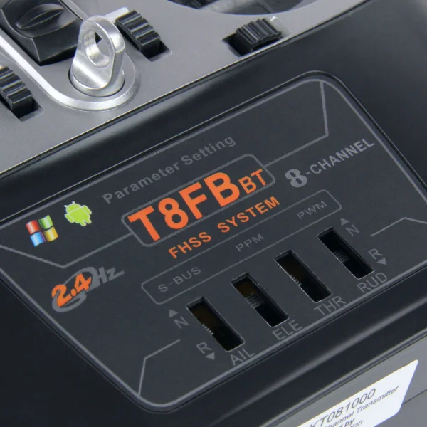 RadioLink T8FB Transmitter with 2 x R8EF Receivers (Mode 1)