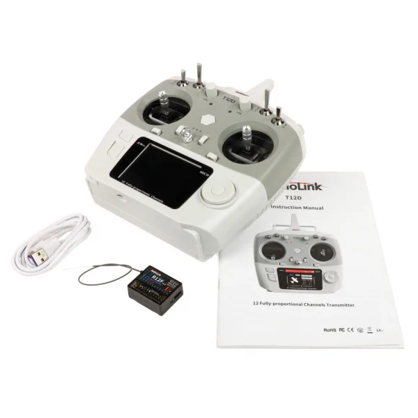 RadioLink T12D Transmitter with R12F Receiver (Mode 2)