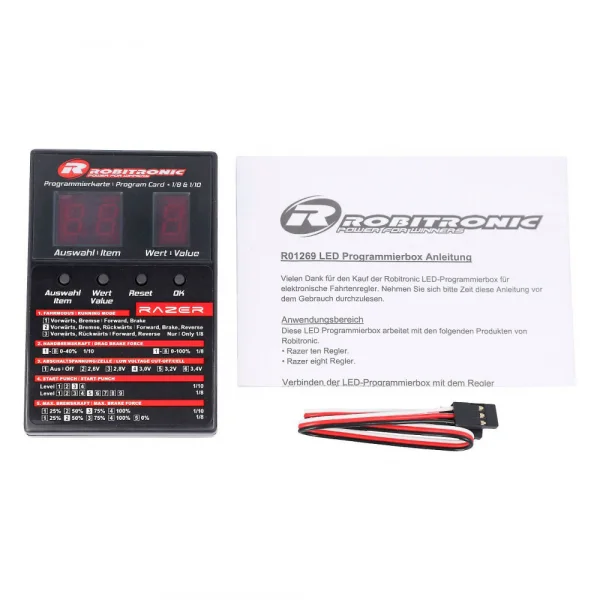 Robitronic Razer ESC LED Program Box (for Ten and Eight)