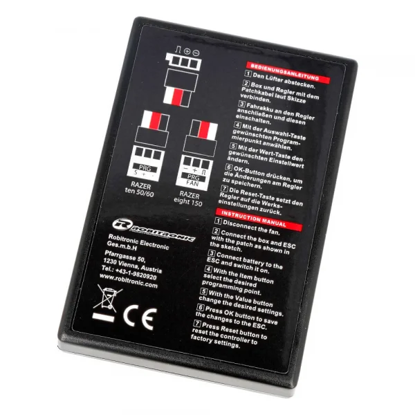Robitronic Razer ESC LED Program Box (for Ten and Eight)