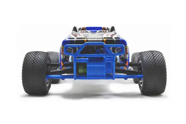 RPM Rear Bumper For Traxxas Elec Rustler 2WD - Black — image 4 of 7