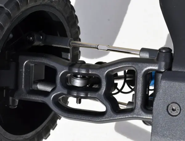 RPM Front A-Arms Black For Assoc Pro2 SC10 - Trophy Rat &mdash; image 3 of 5