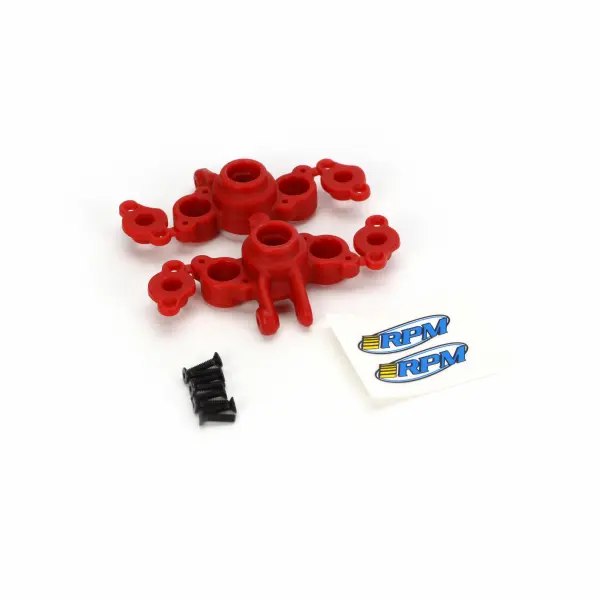 RPM Axle Carriers For Traxxas 1:16 Slash/E-REVO (Replaces TRX7034) - 1 Pair - Red — image 4 of 4