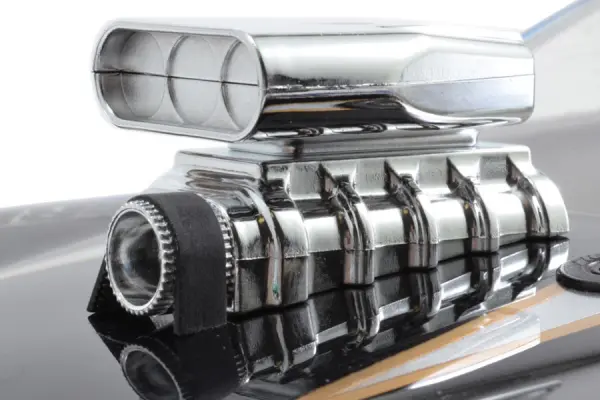 RPM Chrome Mock Intake and Blower Set - Black — image 4 of 4